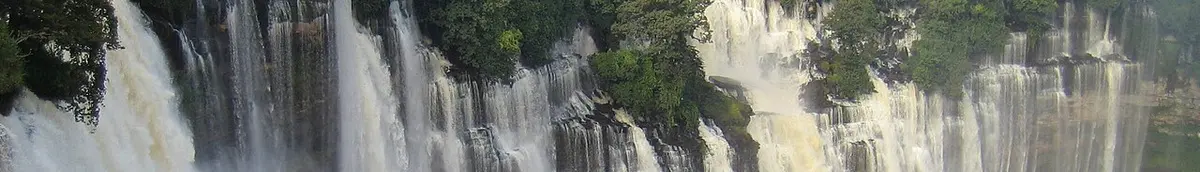 Malange (Angola) Kalandula waterfalls of the Lucala River
