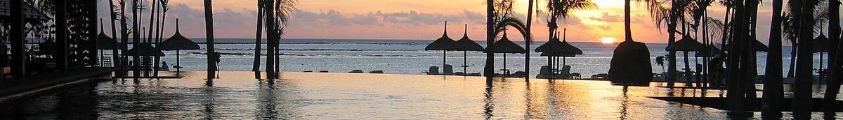 Sunset in Mauritius