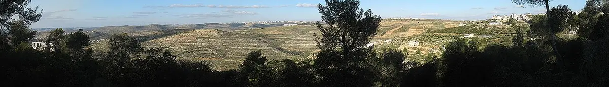 A panoramic view from Al-Qubeiba